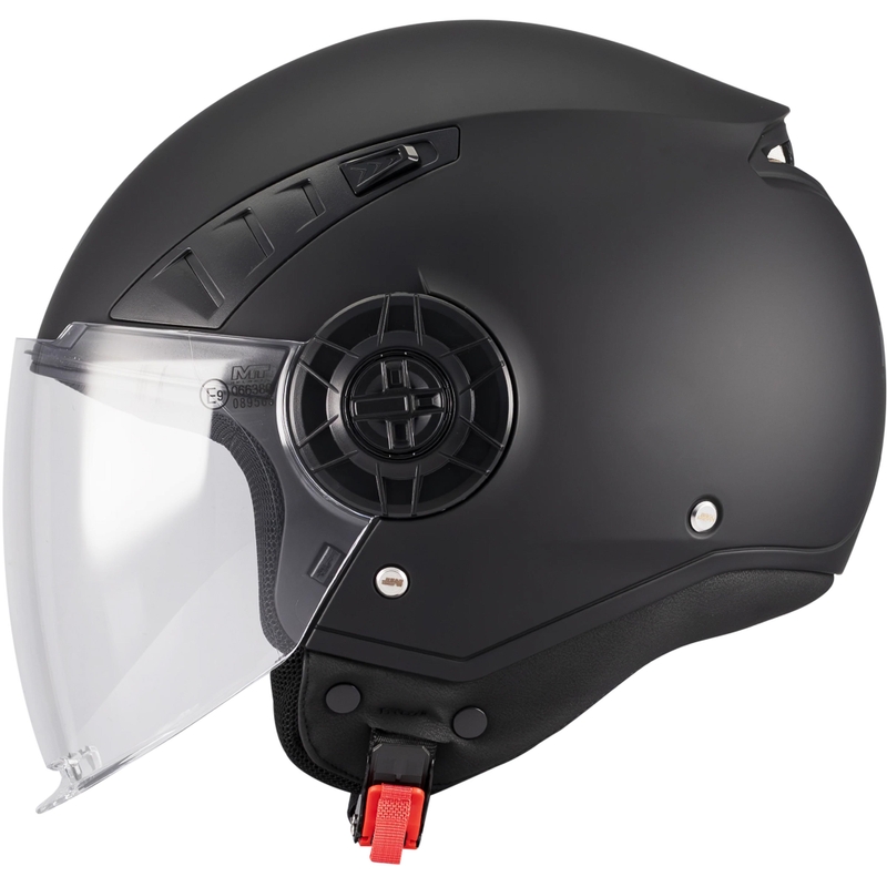 Casco da moto aperto MT Aeris Pure A1 nero opaco