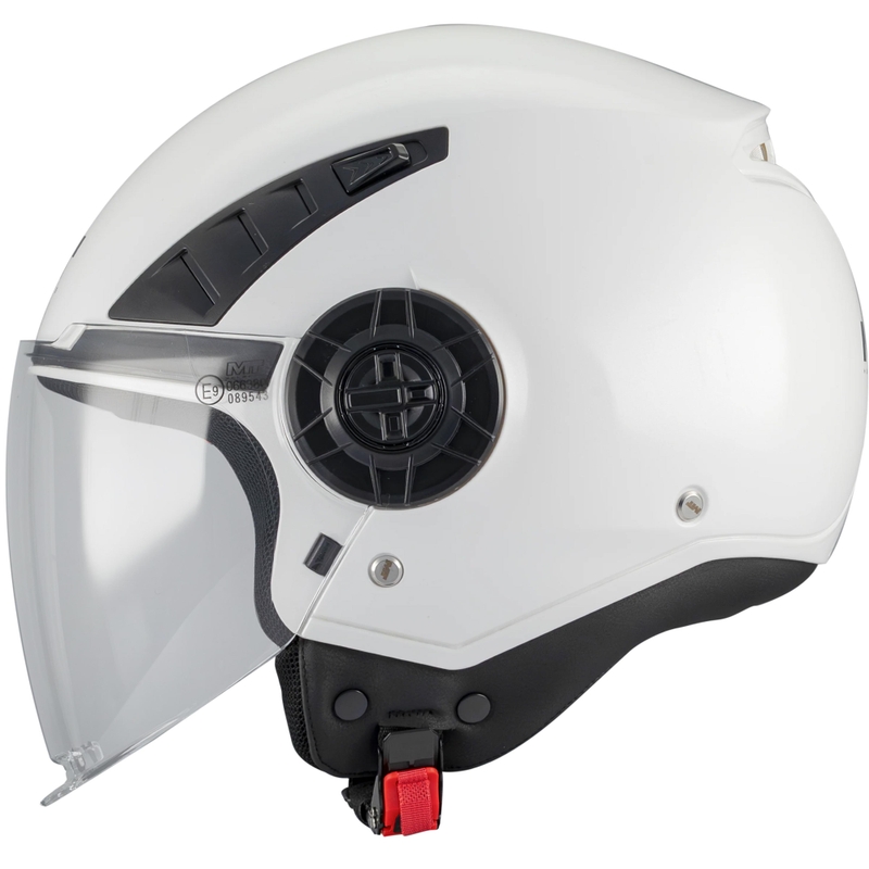 Casco da moto aperto MT Aeris Pure A1 bianco