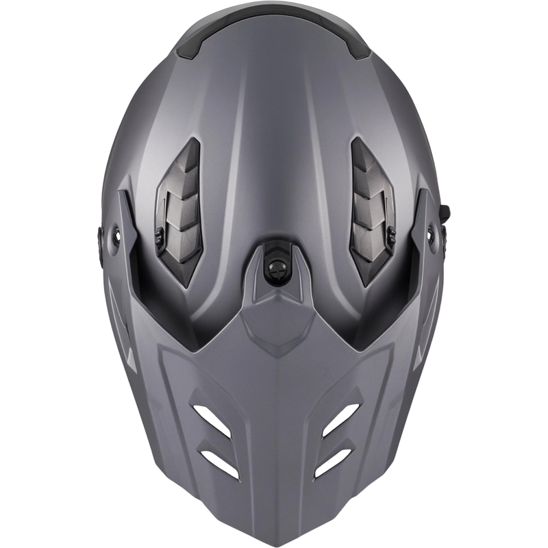 Casco da moto Enduro MT Track SV Pure A2 grigio opaco