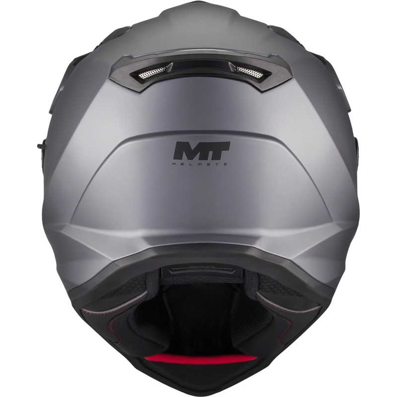 Casco da moto Enduro MT Track SV Pure A2 grigio opaco