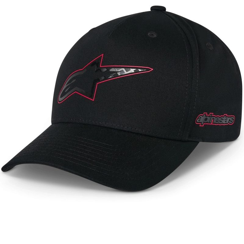 Tappo Alpinestars in fibra di carbonio nero