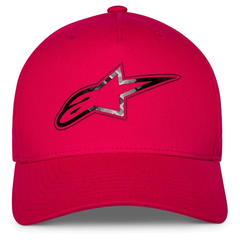 Tappo Alpinestars in fibra di carbonio rosso