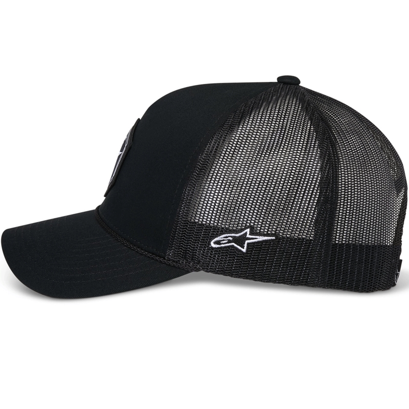 Cappellino da camionista Alpinestars Hexeon nero-nero