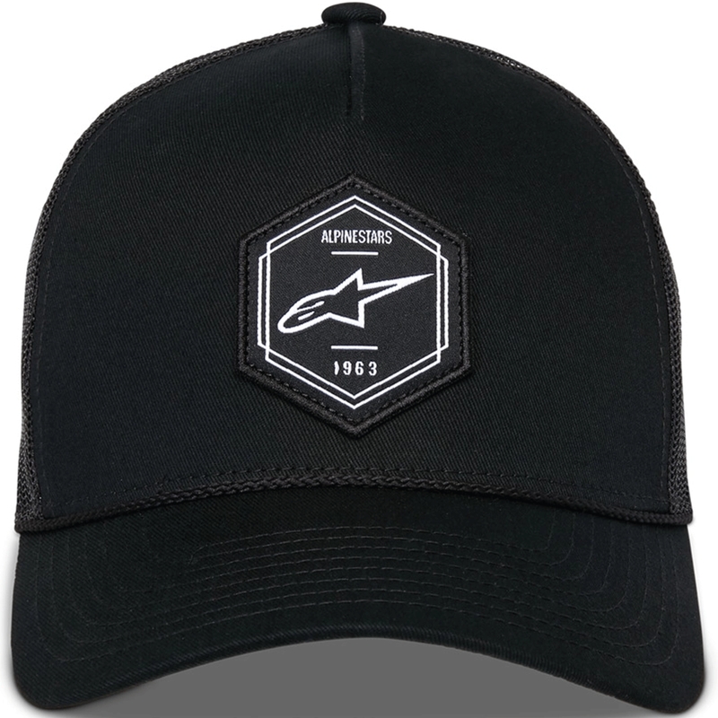 Cappellino da camionista Alpinestars Hexeon nero-nero