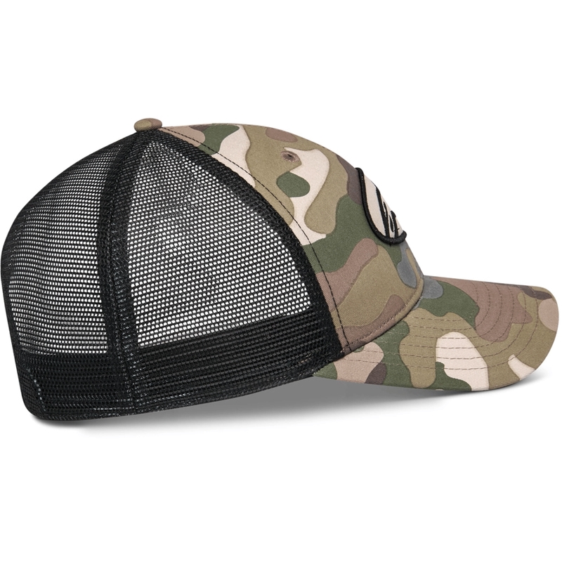 Cappellino da camionista Alpinestars Oblique Camo verde-camo-nero