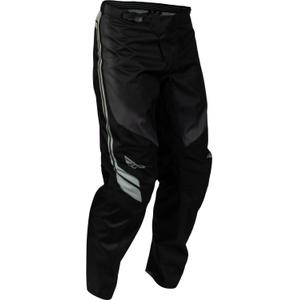 Pantaloni da motocross per bambini FLY Racing F-16 Raze, neri e grigi