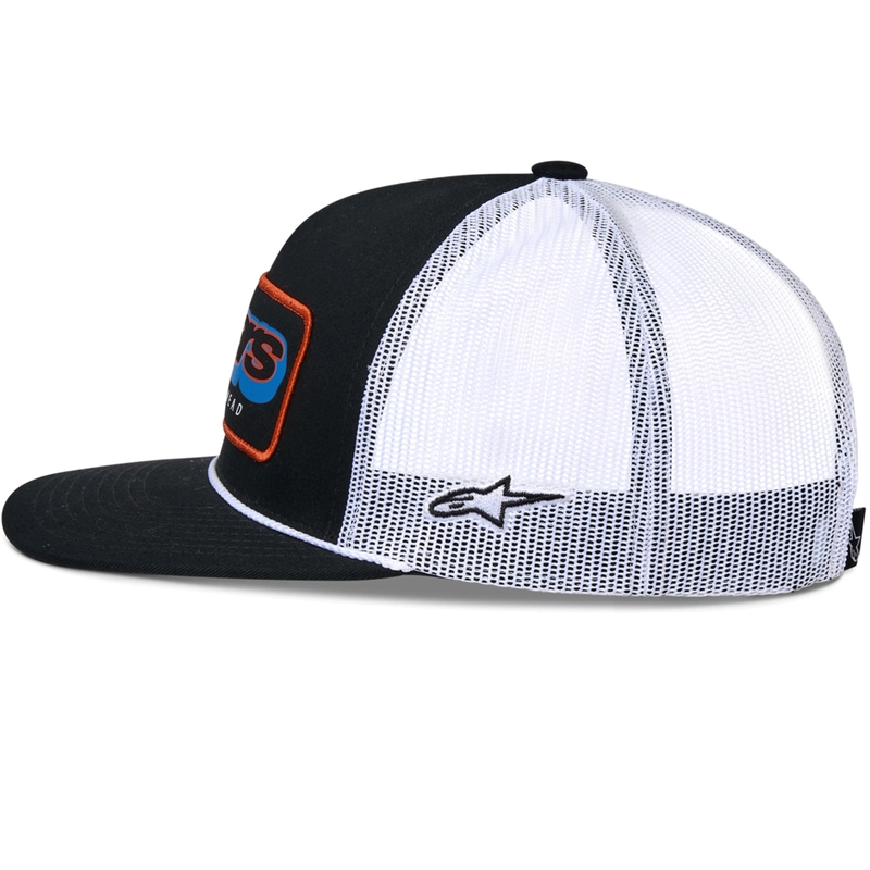 Cappellino da camionista Alpinestars Phosphor bianco e nero