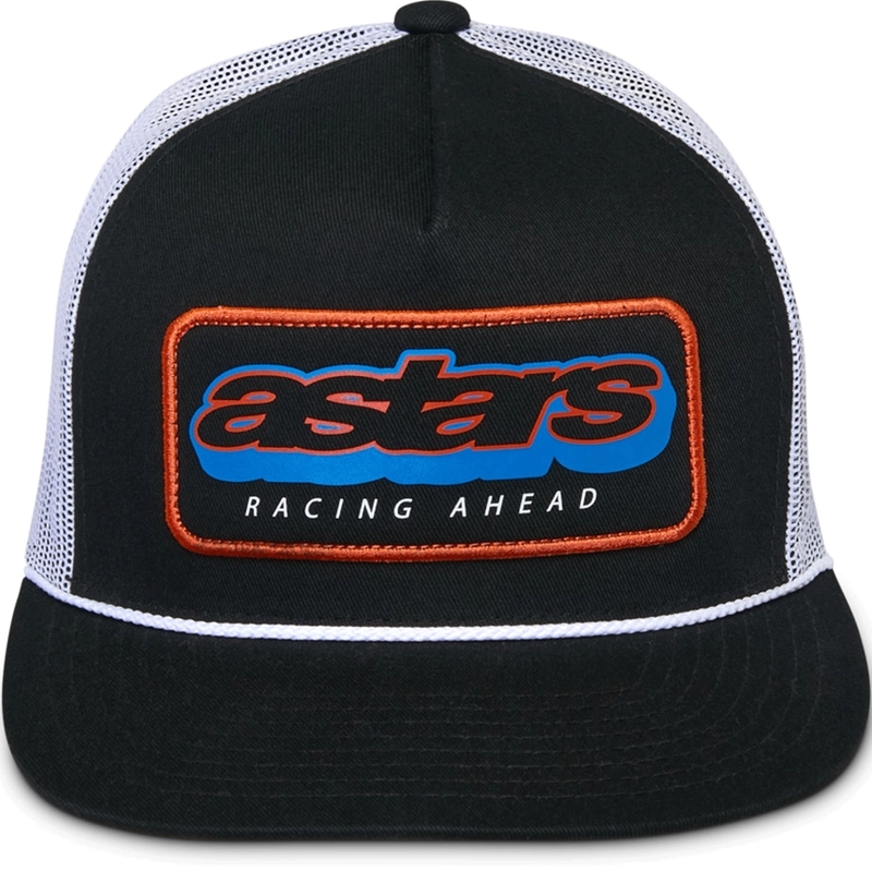 Cappellino da camionista Alpinestars Phosphor bianco e nero