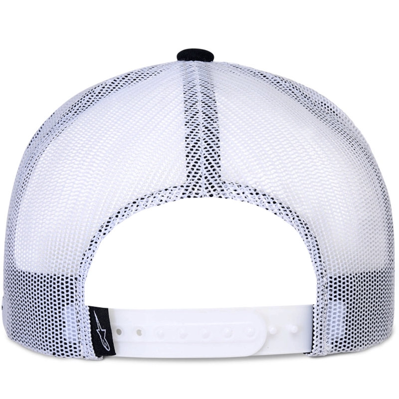 Cappellino da camionista Alpinestars Phosphor bianco e nero