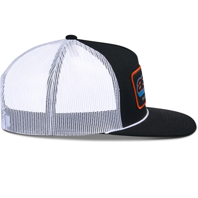 Cappellino da camionista Alpinestars Phosphor bianco e nero