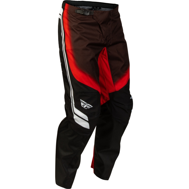 Pantaloni da motocross Fly Racing F-16 Raze neri-rossi-bianchi