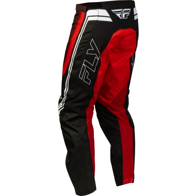 Pantaloni da motocross Fly Racing F-16 Raze neri-rossi-bianchi