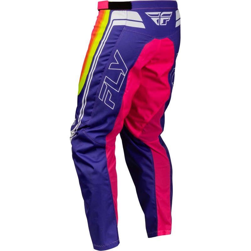 Pantaloni da motocross FLY Racing F-16 Raze viola-rosso-giallo