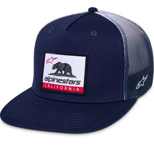 Cappellino Alpinestars Cali Gradient Trucker blu e bianco