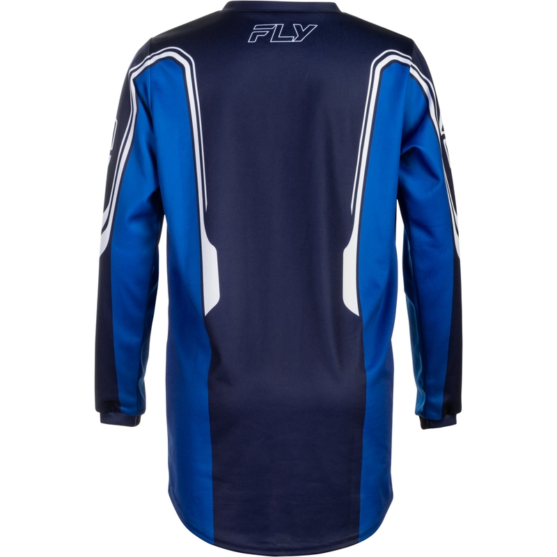 Maglia da motocross per bambini FLY Racing F-16 Raze Blu-Blu-Bianco
