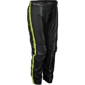 Pantaloni da motocross per bambini FLY Racing F-16 Raze nero-giallo fluo