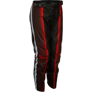 Pantaloni da motocross per bambini FLY Racing F-16 Raze nero-rosso-bianco