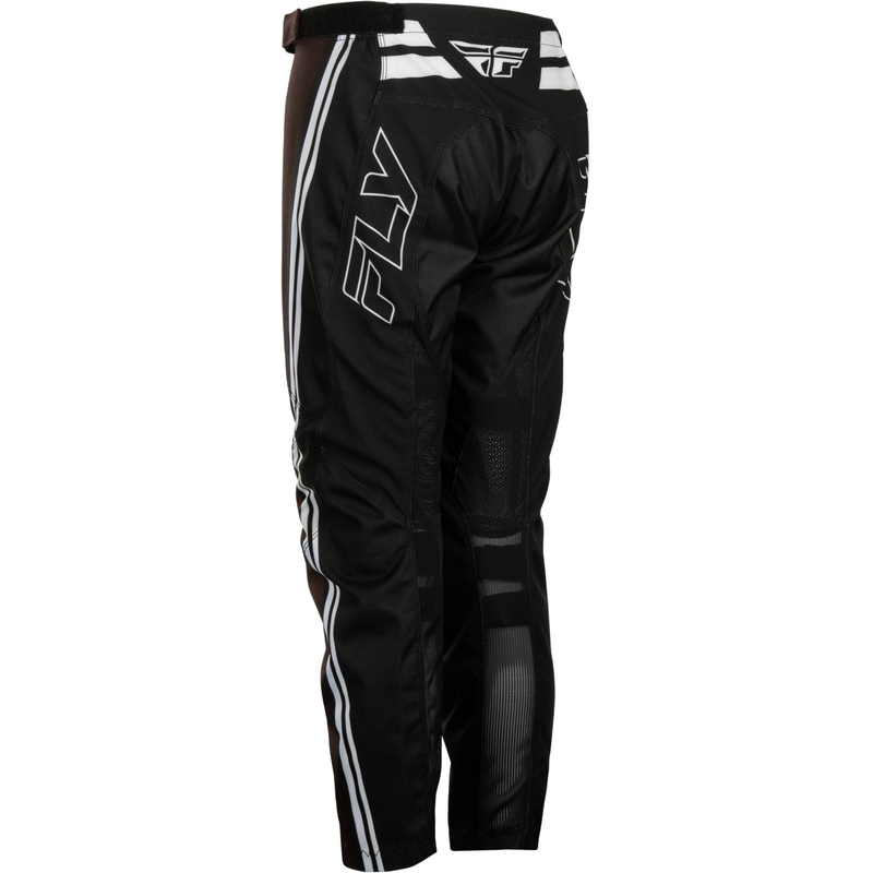 Pantaloni da motocross per bambini FLY Racing F-16 Raze nero-rosso-bianco