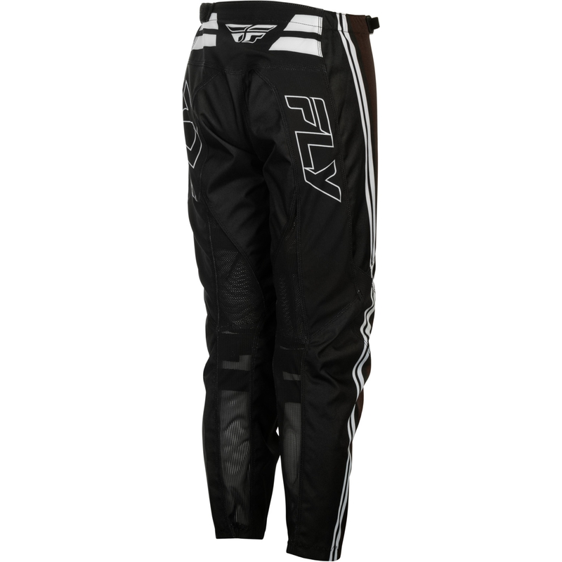 Pantaloni da motocross per bambini FLY Racing F-16 Raze nero-rosso-bianco