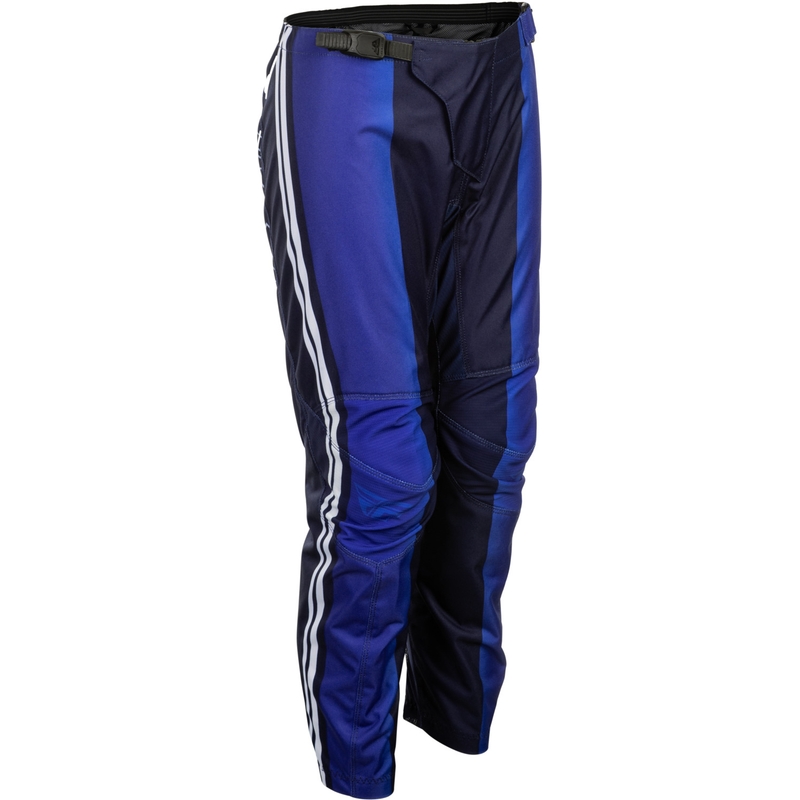 Pantaloni da motocross per bambini FLY Racing F-16 Raze, blu-blu-bianco