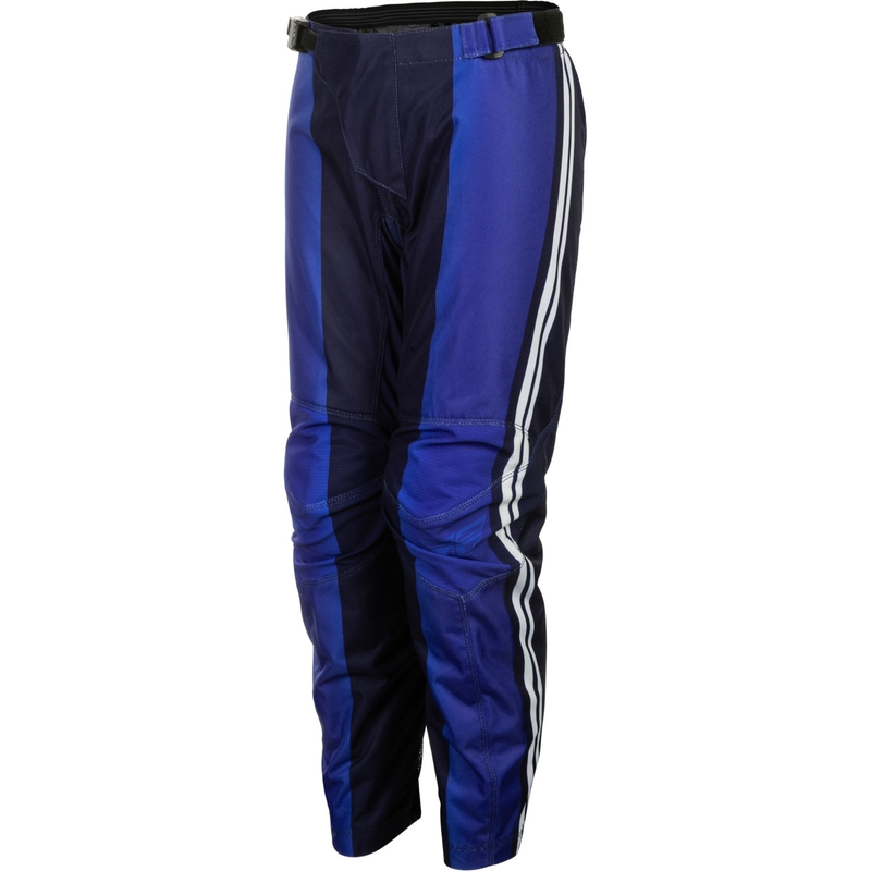 Pantaloni da motocross per bambini FLY Racing F-16 Raze, blu-blu-bianco