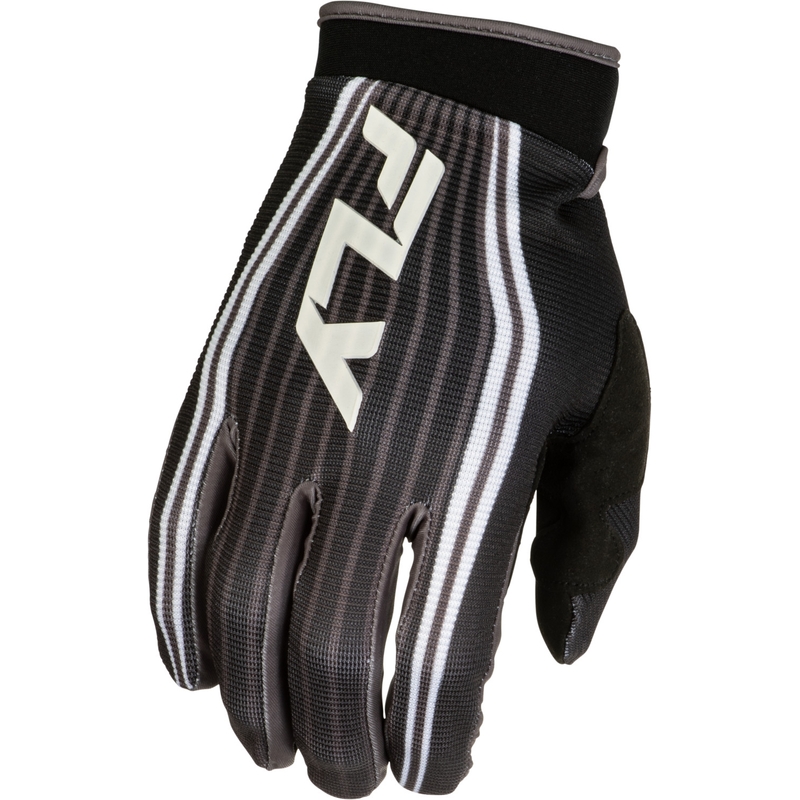 Guanti da motocross per bambini FLY Racing F-16 Lift bianco-nero
