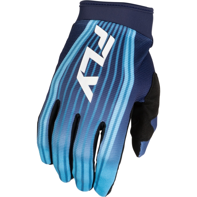 Guanti da motocross per bambini FLY Racing F-16 Lift blu-blu-bianco