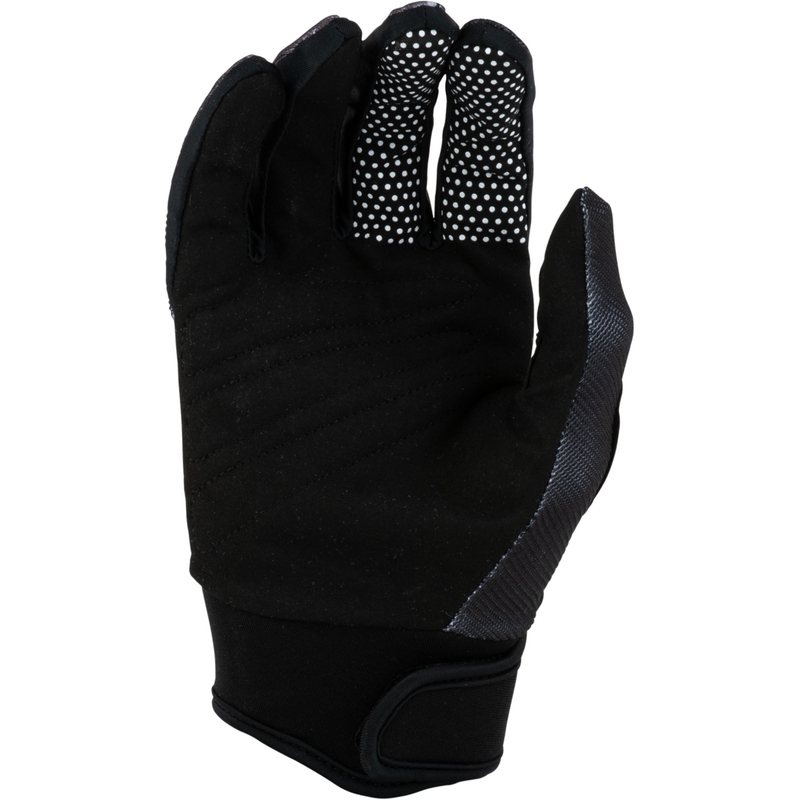 Guanti da motocross per bambini FLY Racing F-16 Raze nero-grigio