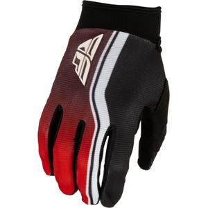 Guanti da motocross per bambini FLY Racing F-16 Raze nero-rosso-bianco