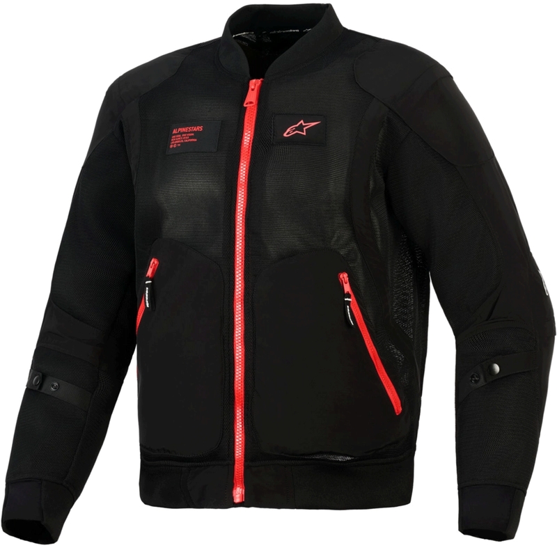 Giacca da moto Alpinestars Flight Air nera e rossa