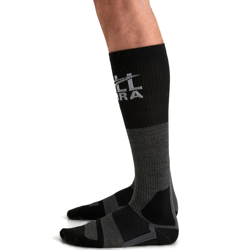 Calze Alpinestars AT 8 in lana merino grigio-nero