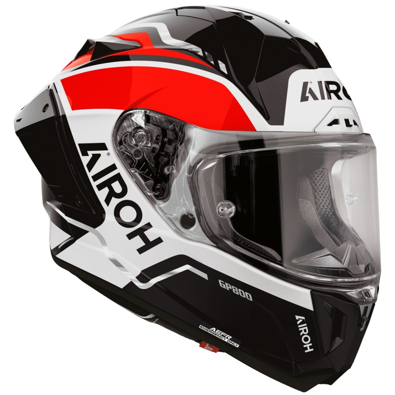 Casco integrale da moto Airoh GP 800 Lane rosso