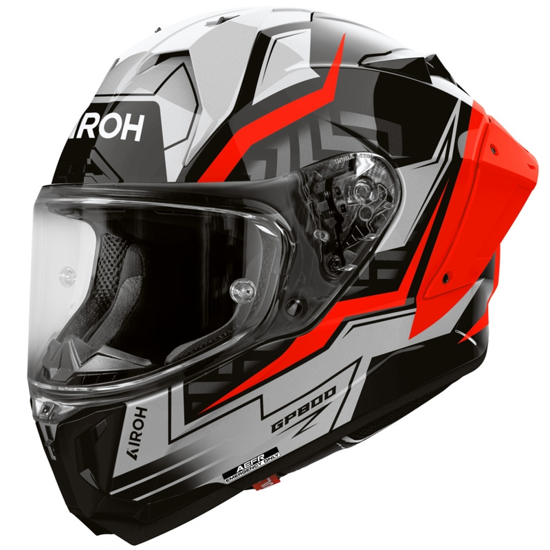 Casco integrale da moto Airoh GP 800 Victory rosso