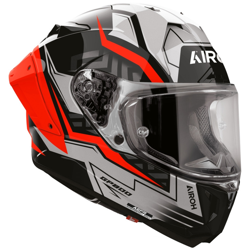 Casco integrale da moto Airoh GP 800 Victory rosso