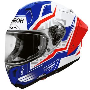 Casco integrale da moto Airoh GP 800 Victory blu-rosso