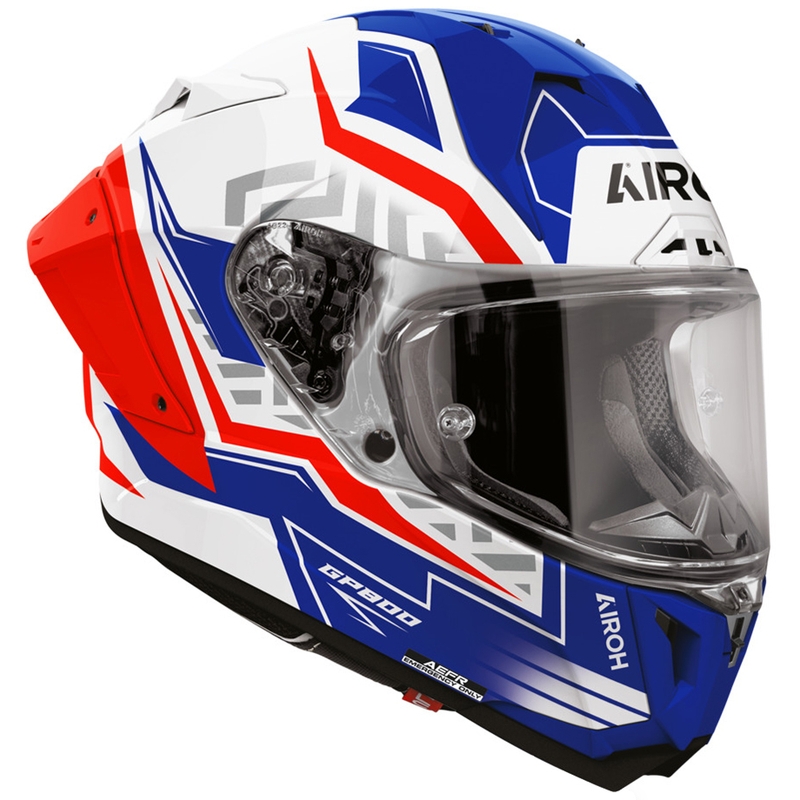 Casco integrale da moto Airoh GP 800 Victory blu-rosso
