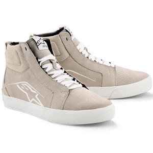 Stivali da moto in pelle Alpinestars Ride-63, bianchi