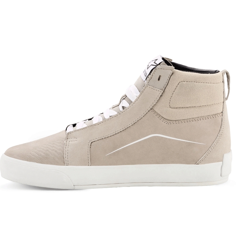 Stivali da moto in pelle Alpinestars Ride-63, bianchi