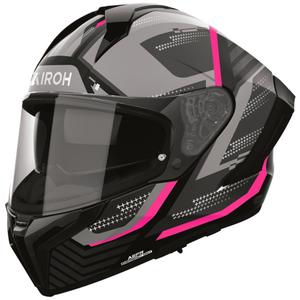 Casco integrale da moto Airoh Matryx Starburst, rosa opaco.