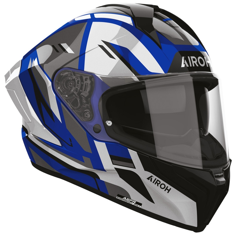 Casco integrale da moto Airoh Matryx Sentry blu