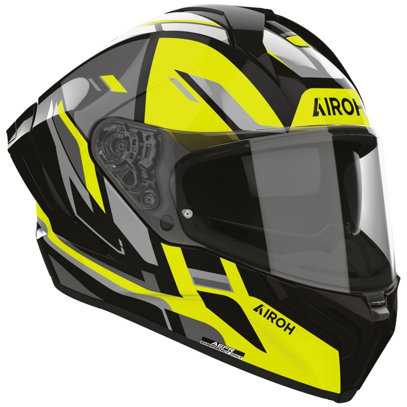 Casco integrale da moto Airoh Matryx Sentry giallo