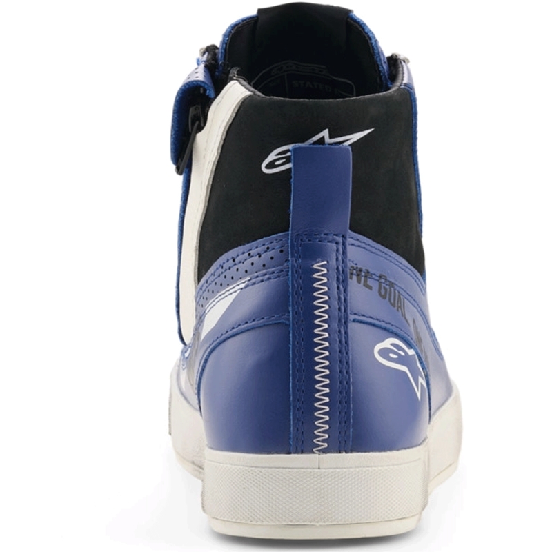 Stivali da moto Alpinestars Stated Flair blu-bianco-nero