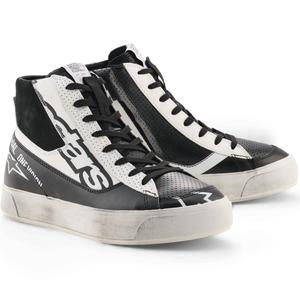 Stivali da moto da donna Alpinestars Stella Stated Flair, neri e bianchi