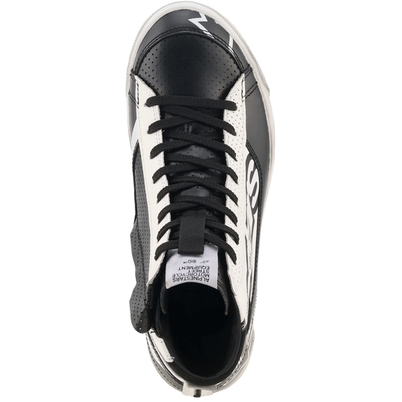 Stivali da moto da donna Alpinestars Stella Stated Flair, neri e bianchi