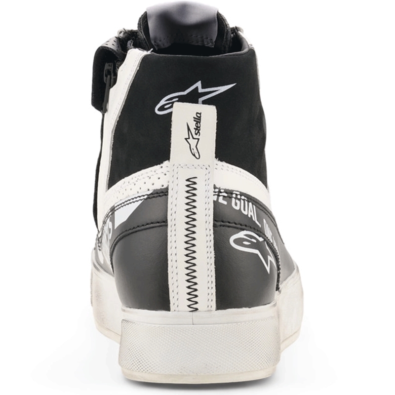 Stivali da moto da donna Alpinestars Stella Stated Flair, neri e bianchi