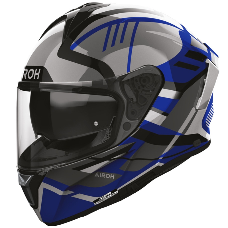 Casco integrale da moto Airoh Spark 2 Luma blu