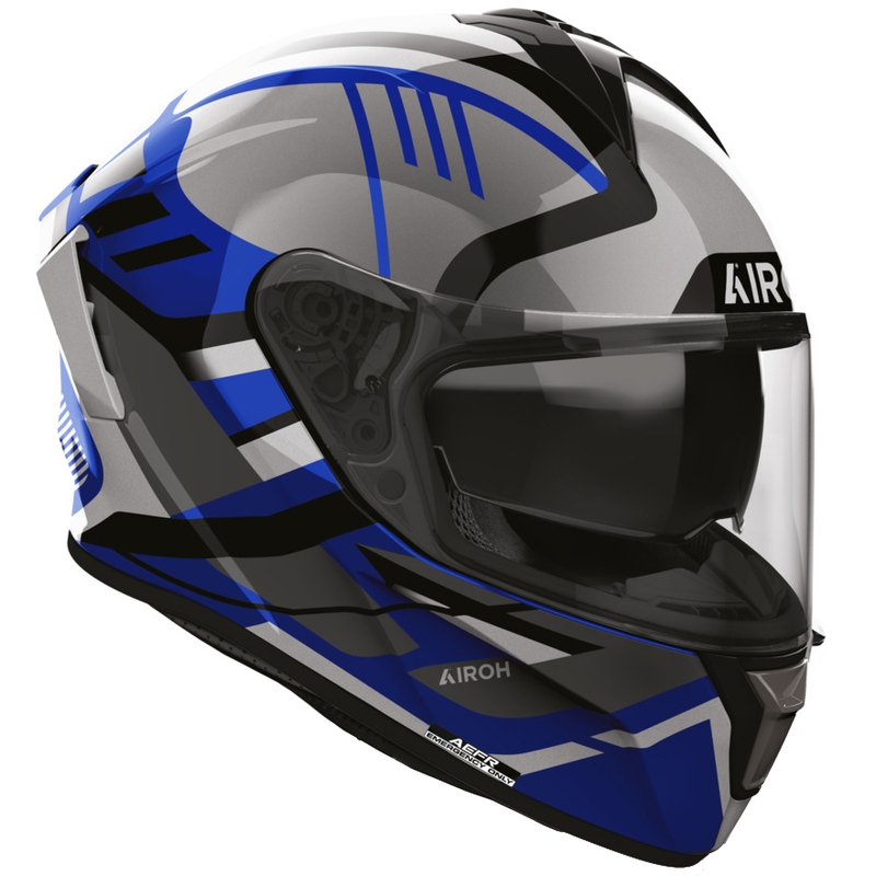 Casco integrale da moto Airoh Spark 2 Luma blu