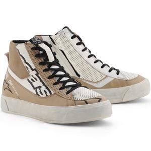 Stivali da moto da donna Alpinestars Stella Stated Flair grigio-bianco