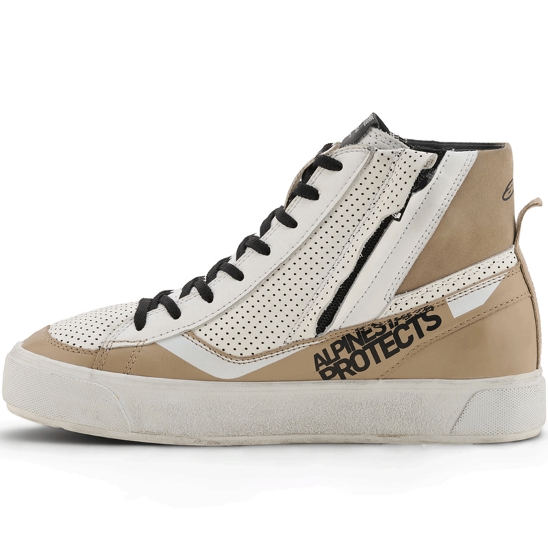 Stivali da moto da donna Alpinestars Stella Stated Flair grigio-bianco
