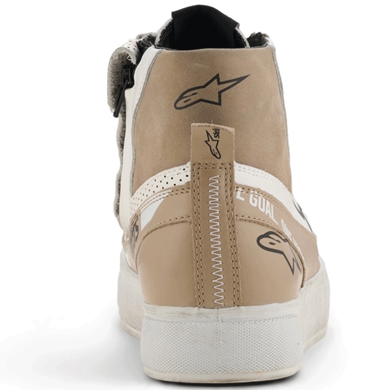 Stivali da moto da donna Alpinestars Stella Stated Flair grigio-bianco